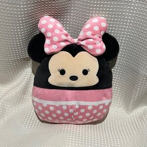 Disney Squishmallows 10” Pink and White Minnie Mouse Plush